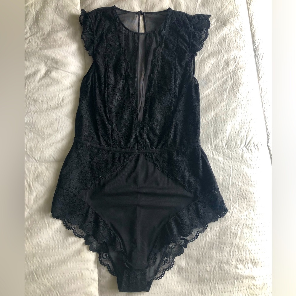 Black Lace Bodysuit